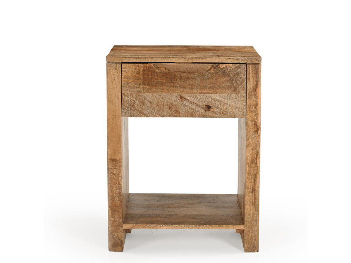 BEISTELLTISCH Sophie Mangoholz 50 cm / 35 cm Natur - Naturfarben, Holz (35/50/65cm) - Villa Möbel