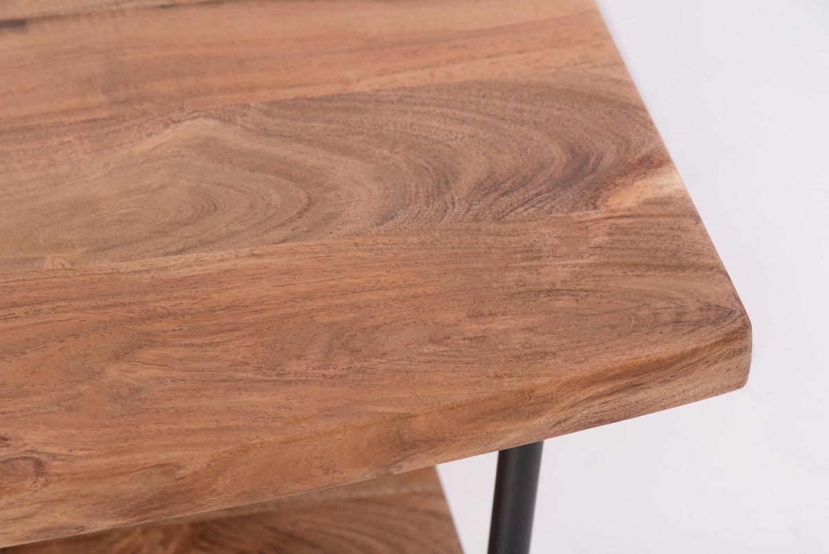 COUCHTISCH Axel Akazie Braun 45x60x110cm - Braun, Holz (110/60/45cm) - DELUKE