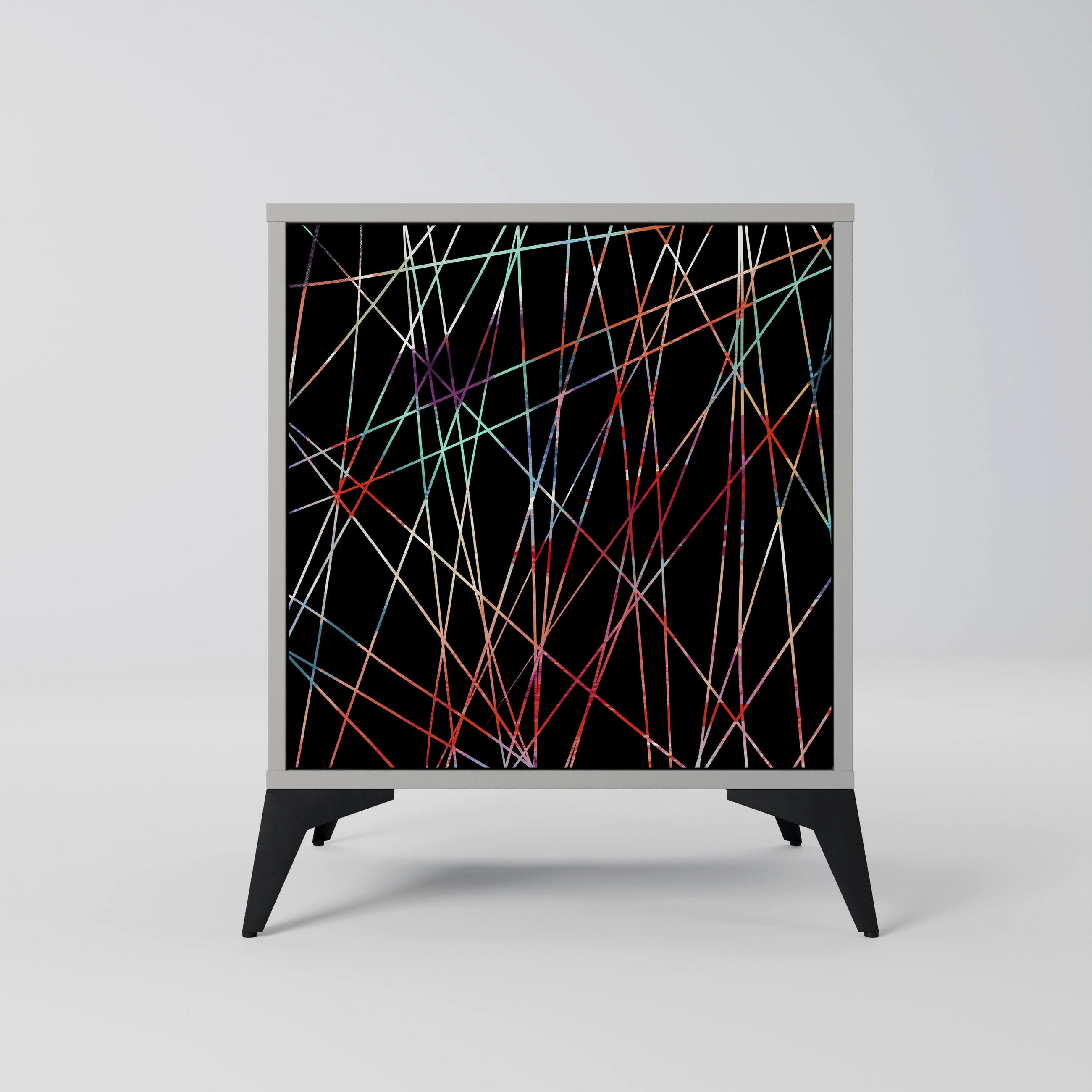 SpaceRebels Sideboard Grau 57.5x70.5x42 cm