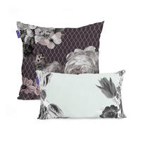 KISSENBEZUG onyx 50x50 + 50x30 cm mehrfarbig - Multicolor, Textil (50/50cm) - Happy Friday