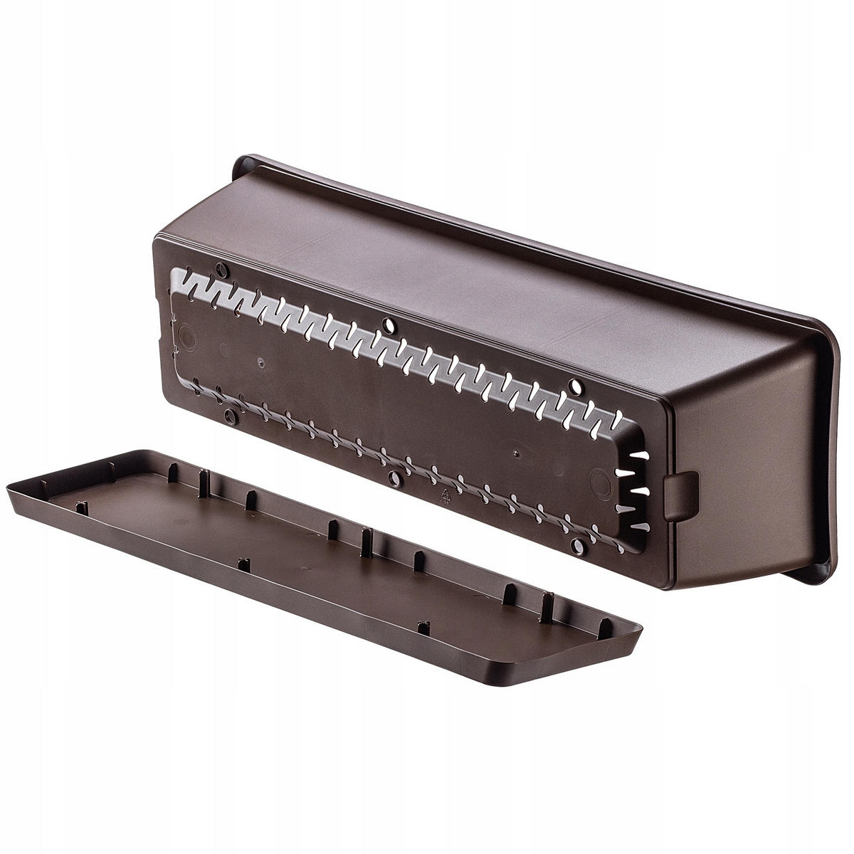 BALKONKASTEN 60 cm, Braun - Braun, Kunststoff (19/59cm) - KADAX