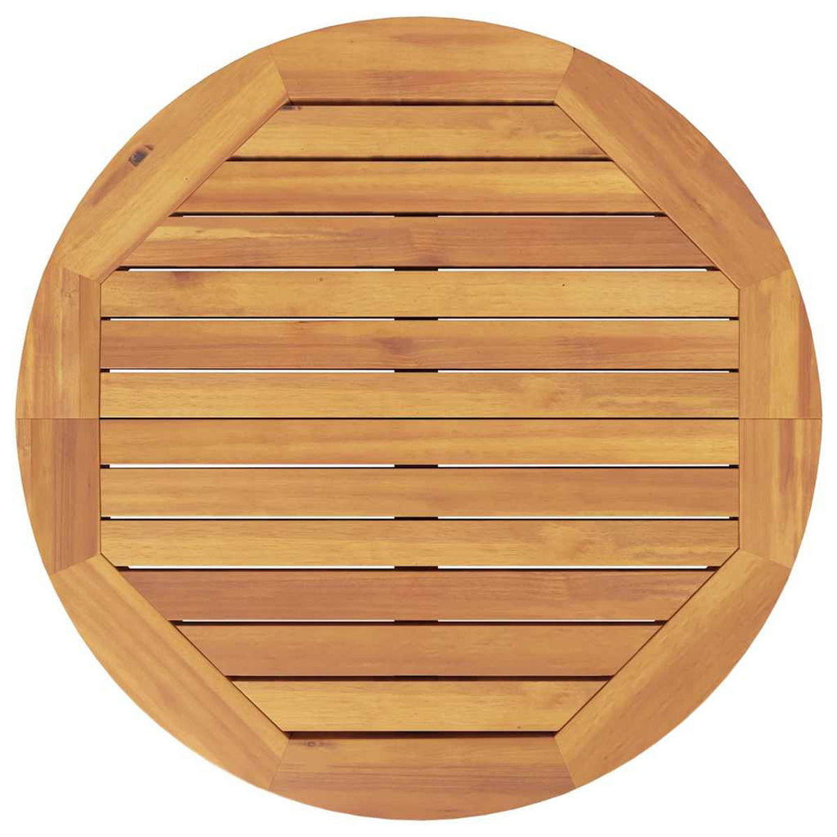 GARTEN-BARTISCH Ø60/105 Cm Massivholz Akazie - Braun, Holz (60/60/105cm) - vidaXL