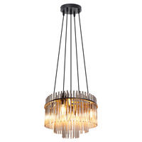 PENDELLEUCHTE BERLEBURG Ⅲ 15/40/150 cm - Schwarz, Metall (15/40/150cm) - Nettlife