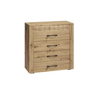 KOMMODE Artis Artisan Eiche, 92 / 40 / 94cm - Braun, Holz/Holzwerkstoff (92/94/40cm) - Feldmann-Wohnen