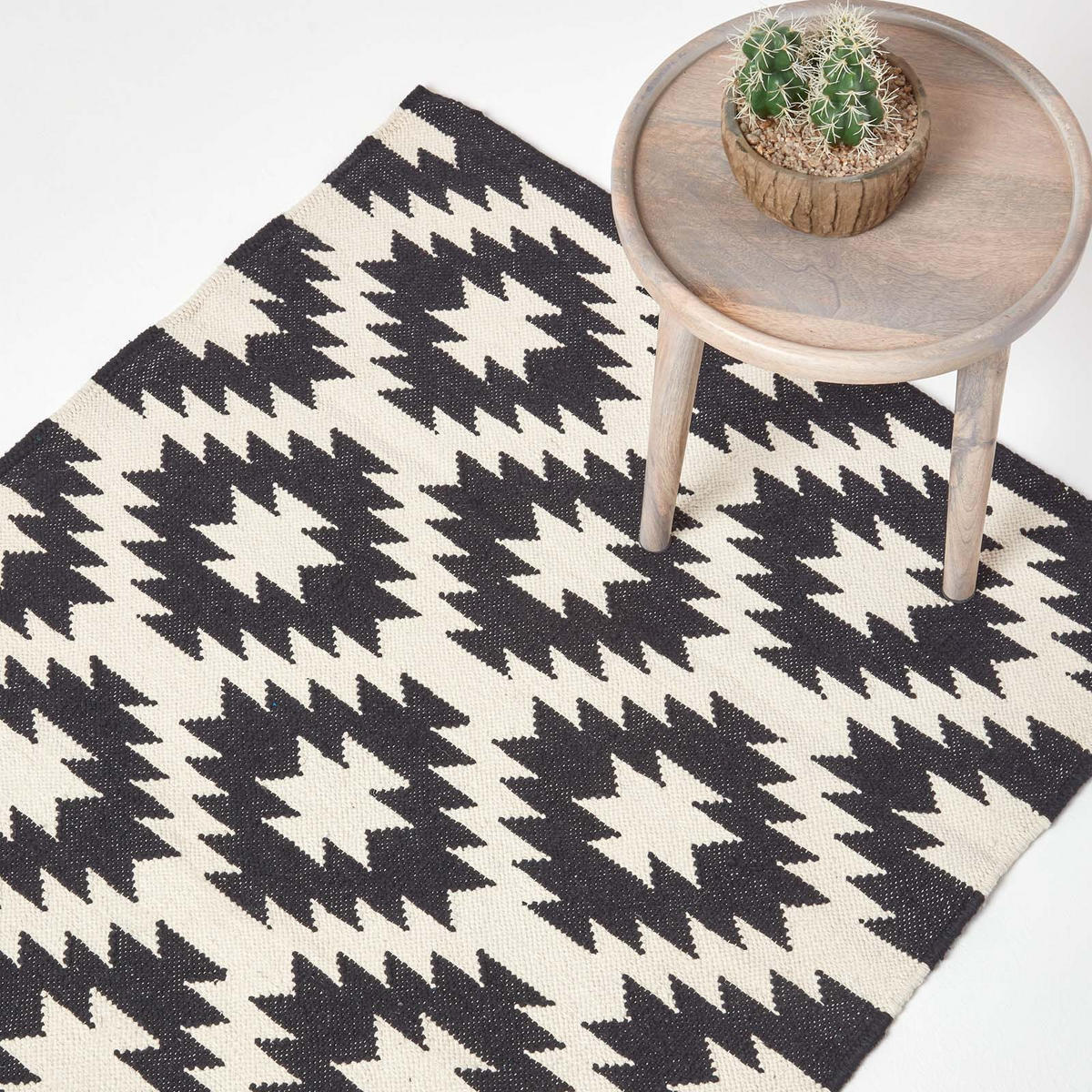 KELIM-TEPPICH Zürich handgewebt 90/150 cm - Schwarz, Textil (90/150cm) - Homescapes