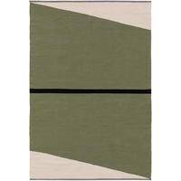 BAUMWOLLTEPPICH Lenny Grün 160x230 cm - Grün, Textil (160/230cm) - benuta Pop