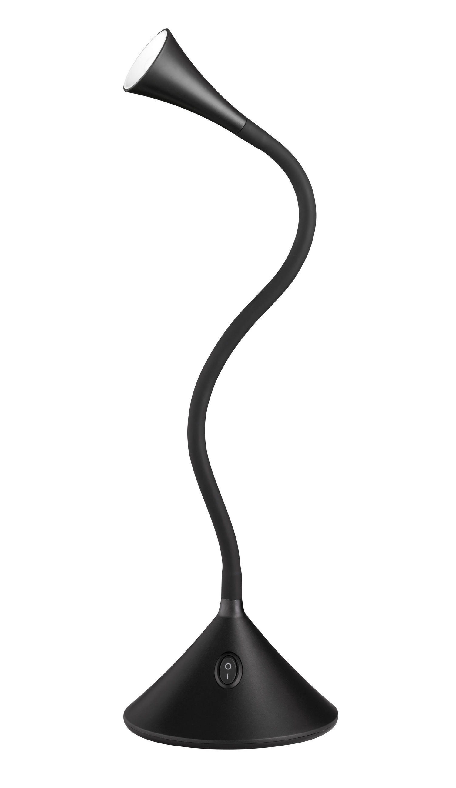 Trio Leuchten Tischlampe Schwarz 13.5x31.8x13.5 cm