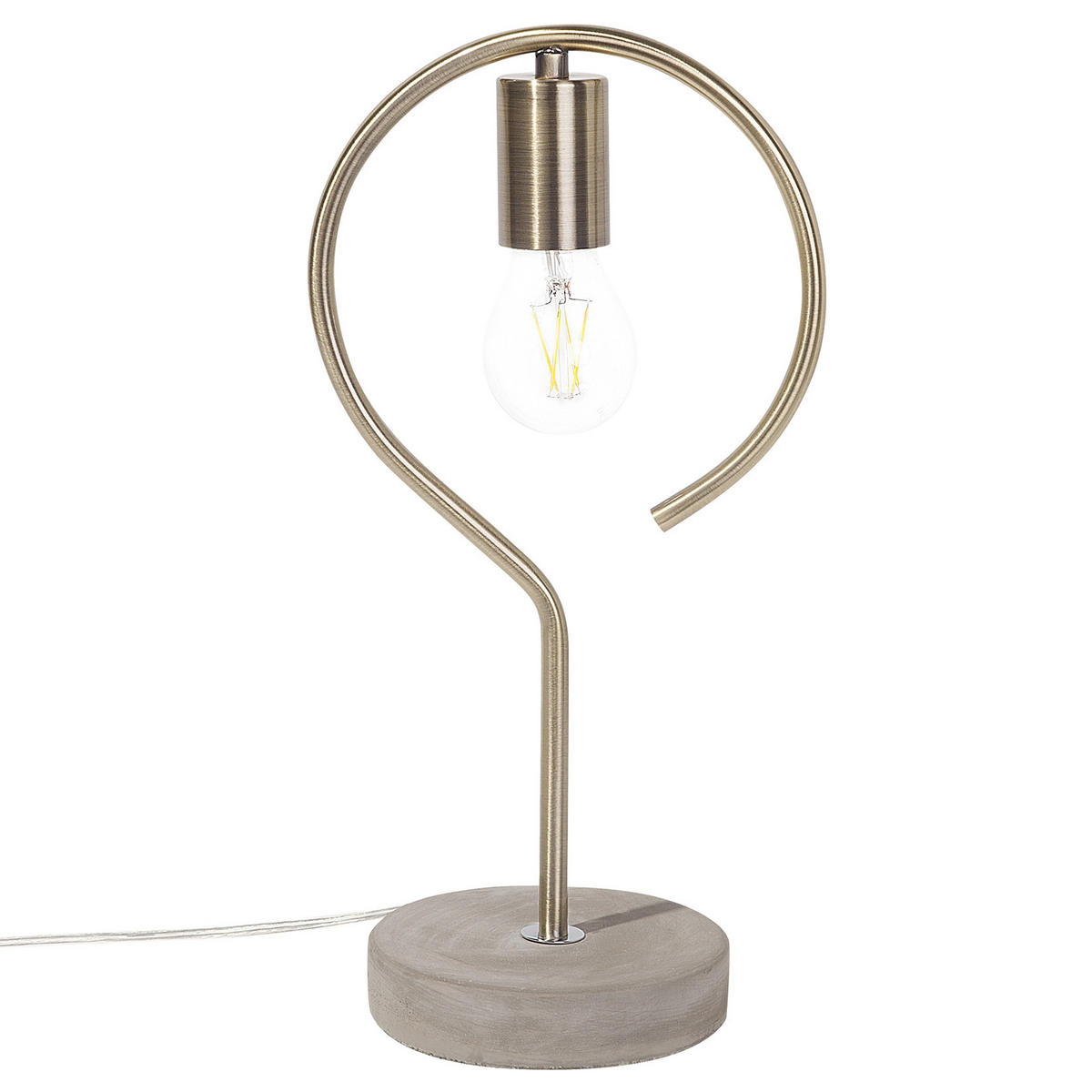 TISCHLEUCHTE Jucar 14/20/40 cm - Messingfarben, Metall (14/20/40cm) - Beliani