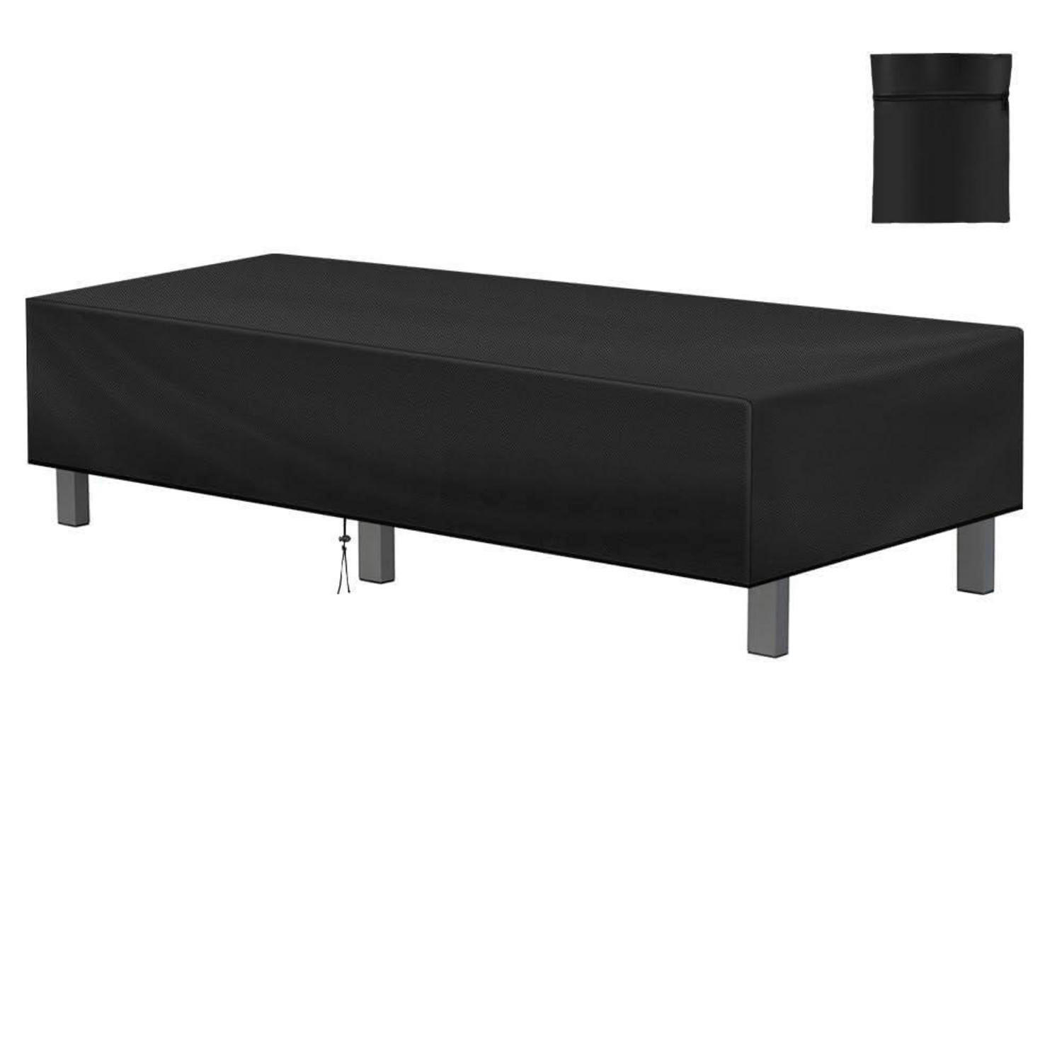 XXXLutz Gartenliege Schwarz 70x30x30 cm