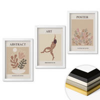 WANDBILDER 3er-Set - 20x30 cm Weißer Rahmen - Matisses stilvolle Kompositionen - Weiß, Kunststoff (20/30cm) - ArtPrintCave