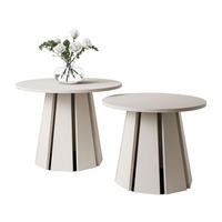 COUCHTISCHSET SILVA 2in1, Kaschmir - Kaschmir, Holzwerkstoff (67/67/51cm) - Lookway