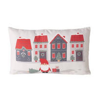 KISSEN Weihnachtsmotiv Monti 30/50 cm - Multicolor, Textil (50cm) - Boltze Home