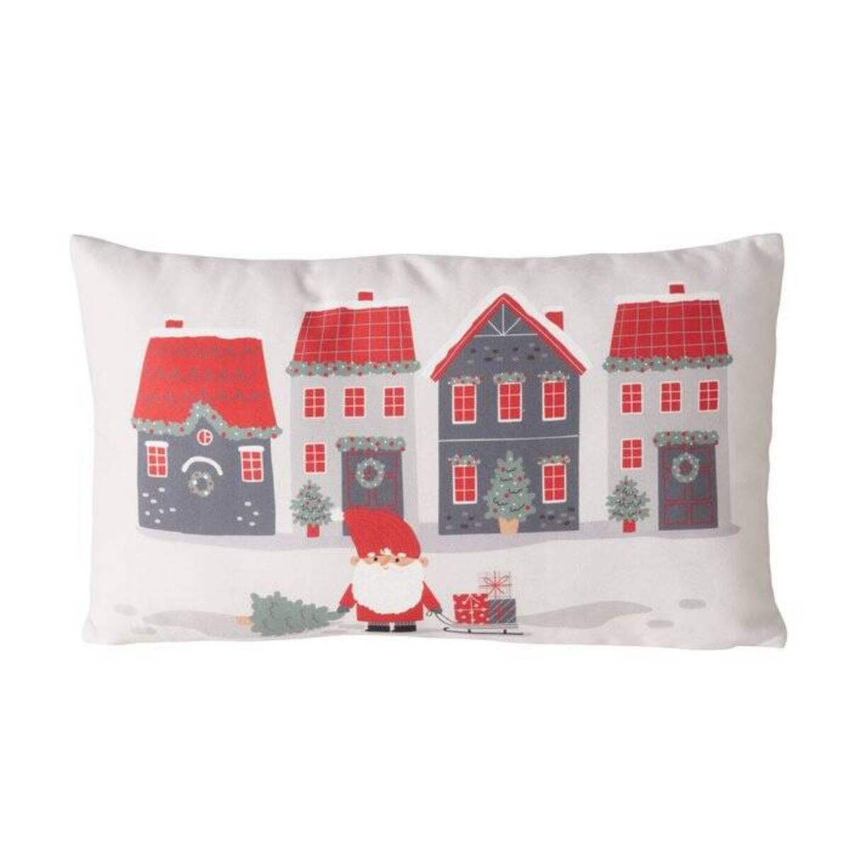KISSEN Weihnachtsmotiv Monti 30/50 cm - Multicolor, Textil (50cm) - Boltze Home