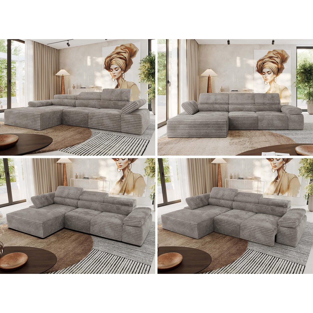 Thumbnail - MKS Ecksofa, Hellbraun, Textil, 5-Sitzer, L-Form,L-Form, 296x174 cm, Oeko-Tex®, Wohnzimmer, Sofas & Couches, Wohnlandsch...