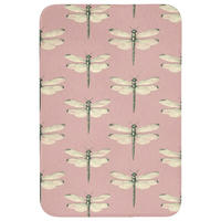 KÚPEĽŇOVÁ PREDLOŽKA Zvončeky - vzor - ružová 60x90 cm - ružová, textil/plast (60/90cm) - OnlyWow