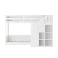 ETAGENBETT 90/200 cm Weiß - Weiß, Holz - Raumix