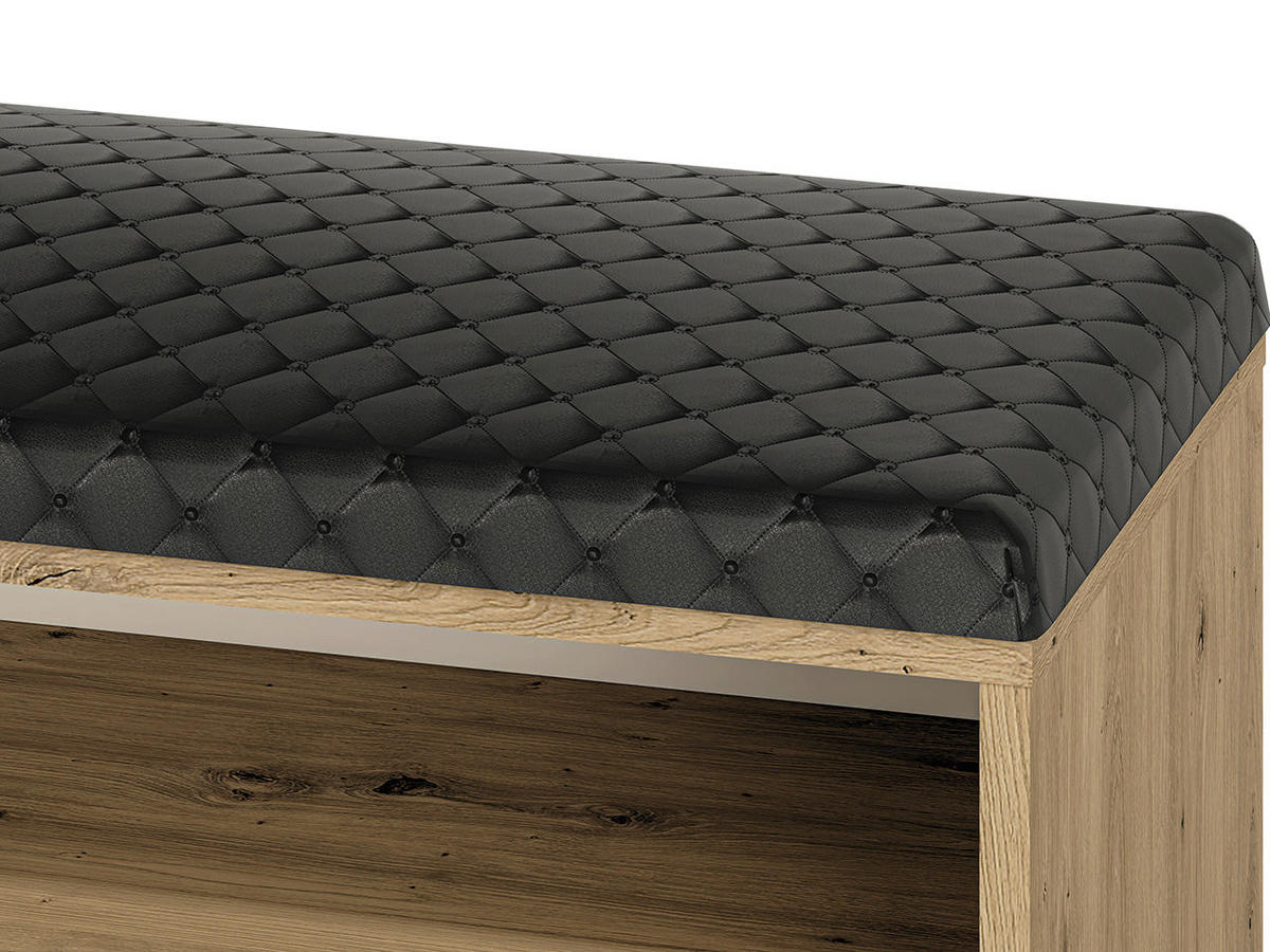 SCHUHSCHRANK – 105 cm – Nevio – Eichefarben - Eichefarben, Holzwerkstoff (105/54/34cm) - hi-markt