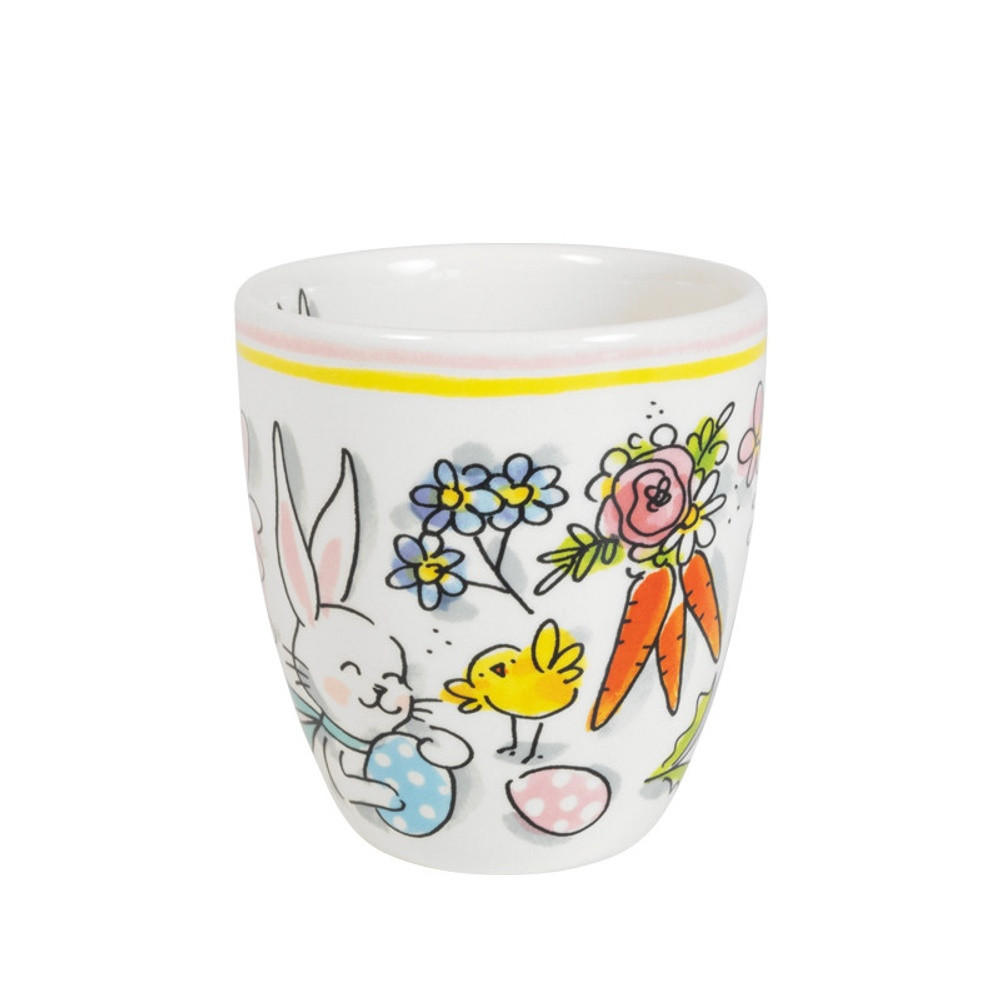 MINI-BECHER Frohe Ostern in Bunt - 200 ml - Multicolor, Keramik (0.2L) - Blond Amsterdam
