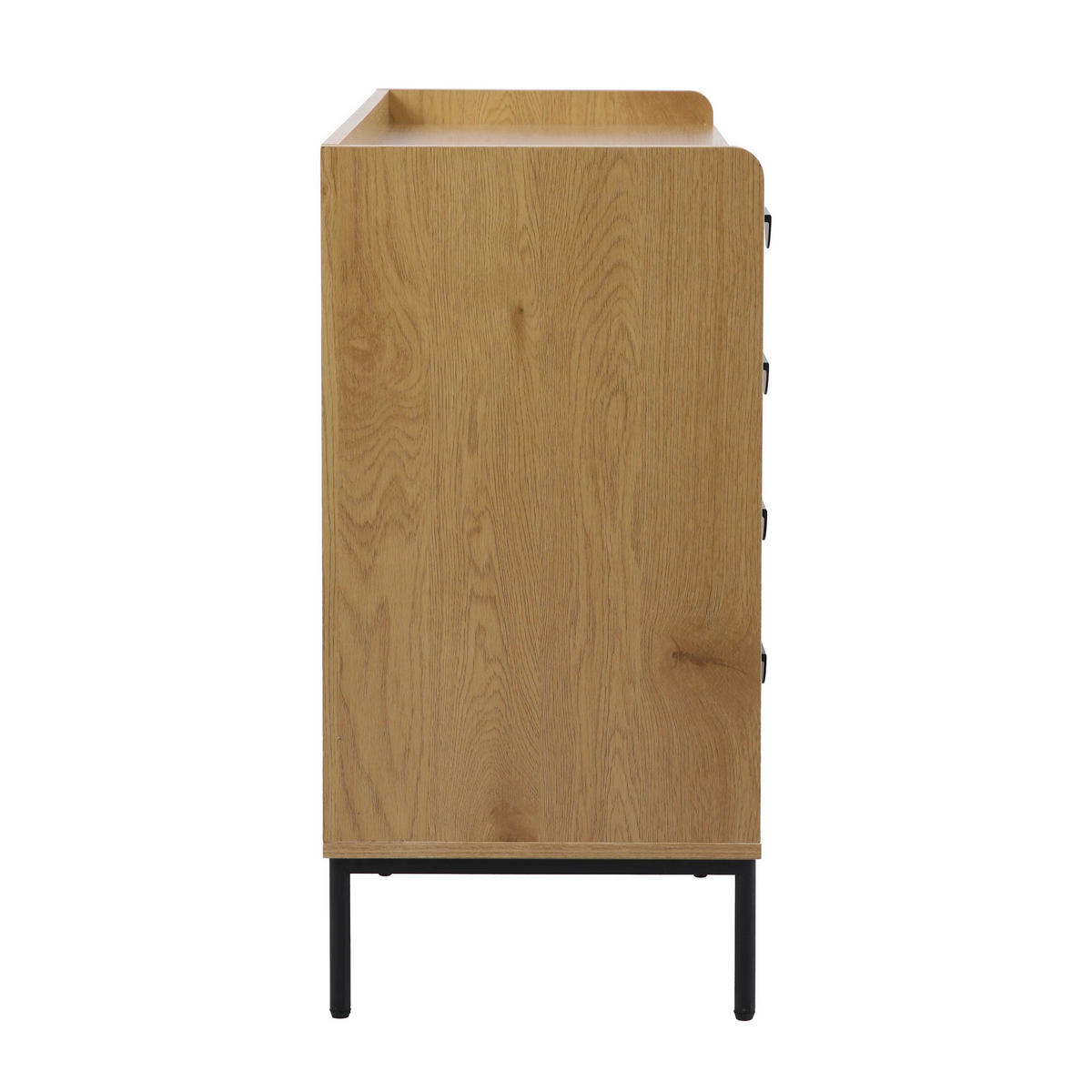 KOMMODE, Beigefarbe - Beige, Holz (40/80/400cm) - Oviala