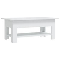 COUCHTISCH Weiß 102x55x42 cm Holzwerkstoff - Weiß, Holzwerkstoff (102/55/42cm) - furnicato
