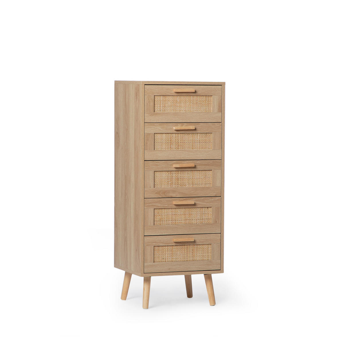 KOMMODE SCHMAL Tahiti Natürlich 42 cm x 107 cm - Naturfarben, Naturmaterialien (42/107/37cm)