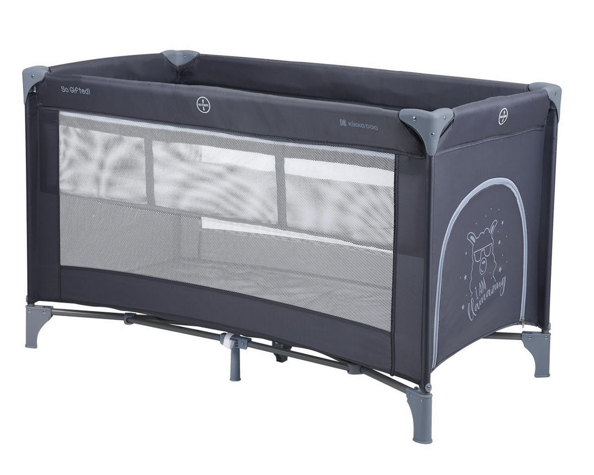 REISEBETT So Gifted jeans blau 2 Ebenen Matratze, Tragetasche, Öffnung - Blau, Kunststoff (65/125cm) - Kikka boo