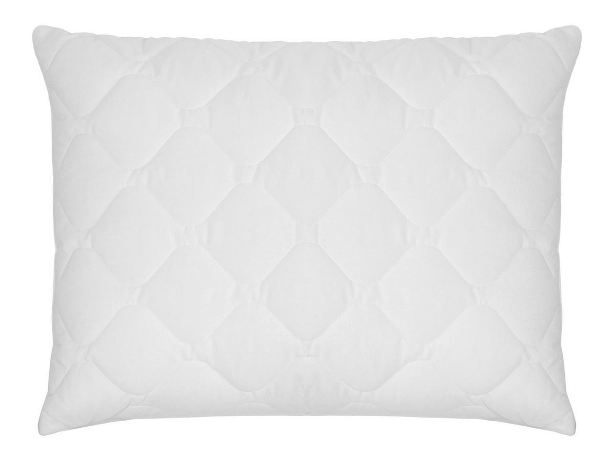 KISSEN, 60x80 cm, 100% Polyester-Hohlfaser Füllung, Weiß - Weiß, Textil (60/80cm) - Zollner