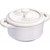 TOPF Weiß 8/8/5 cm 405119970 - Weiß, Metall (8cm) - Staub
