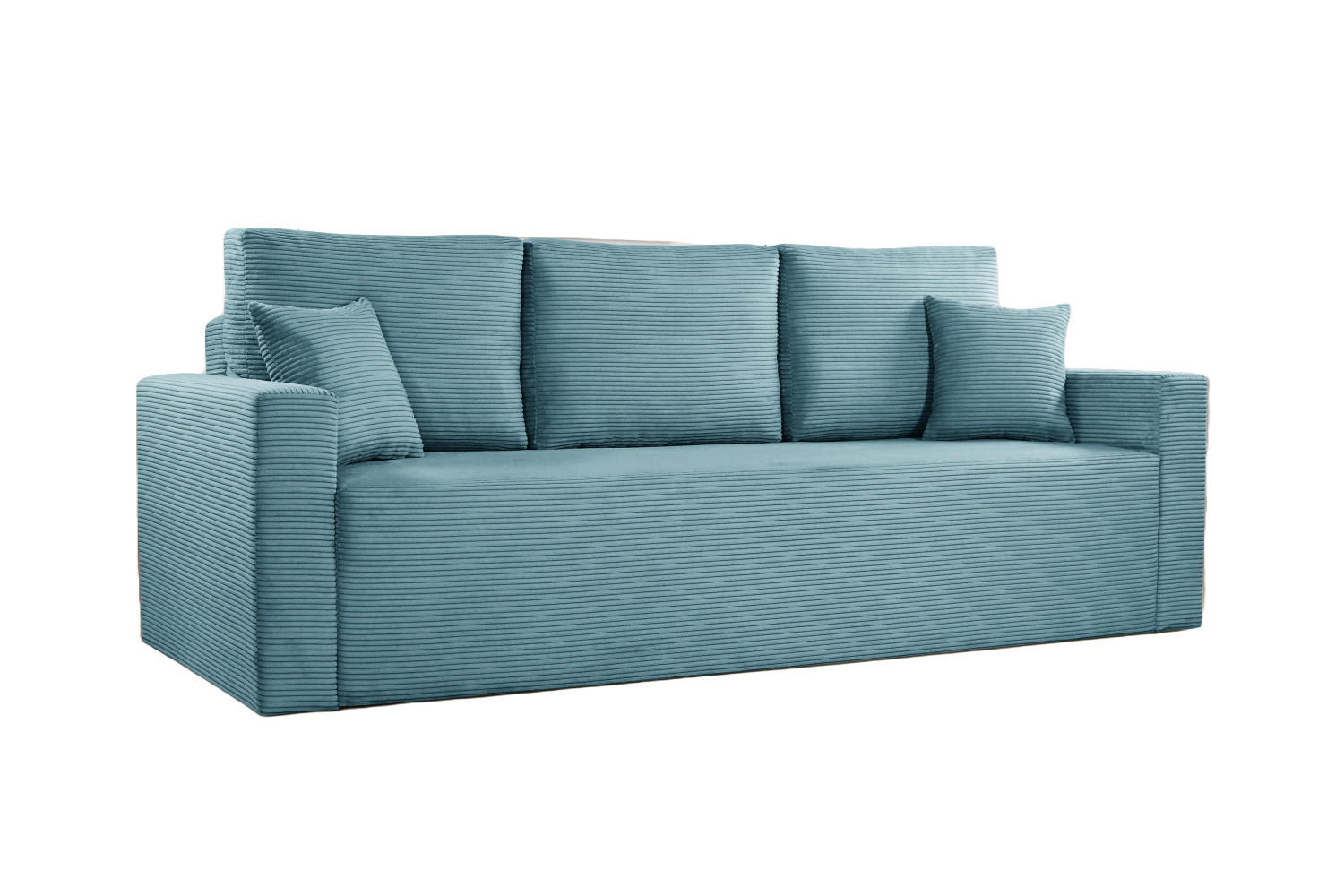 Kaiser Möbel Schlafsofa Hellblau 227x90x92 cm