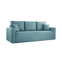 SCHLAFSOFA ZOOM Mit Bettkasten Stoff Zoom Hellblau - Hellblau, Holz/Textil (227/90/92cm) - Kaiser Möbel