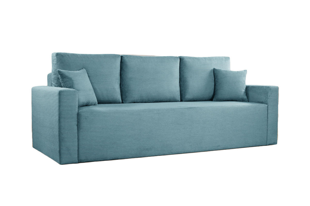 SCHLAFSOFA ZOOM Mit Bettkasten Stoff Zoom Hellblau - Hellblau, Holz/Textil (227/90/92cm) - Kaiser Möbel