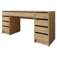 SCHREIBTISCH Ada Bis - Eiche Artisan, Holzwerkstoff (55/154/76cm) - MIRJAN24