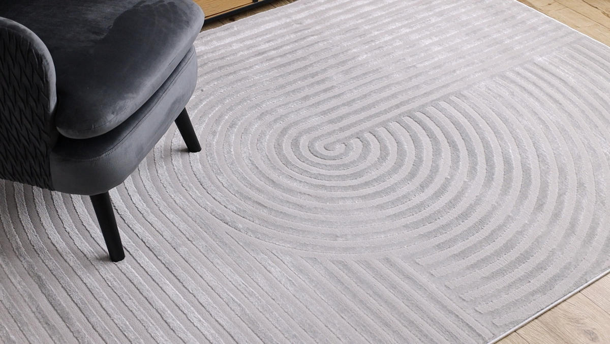 TEPPICH Balance 200/290 cm - Grau, Textil (200/290cm) - rugsX