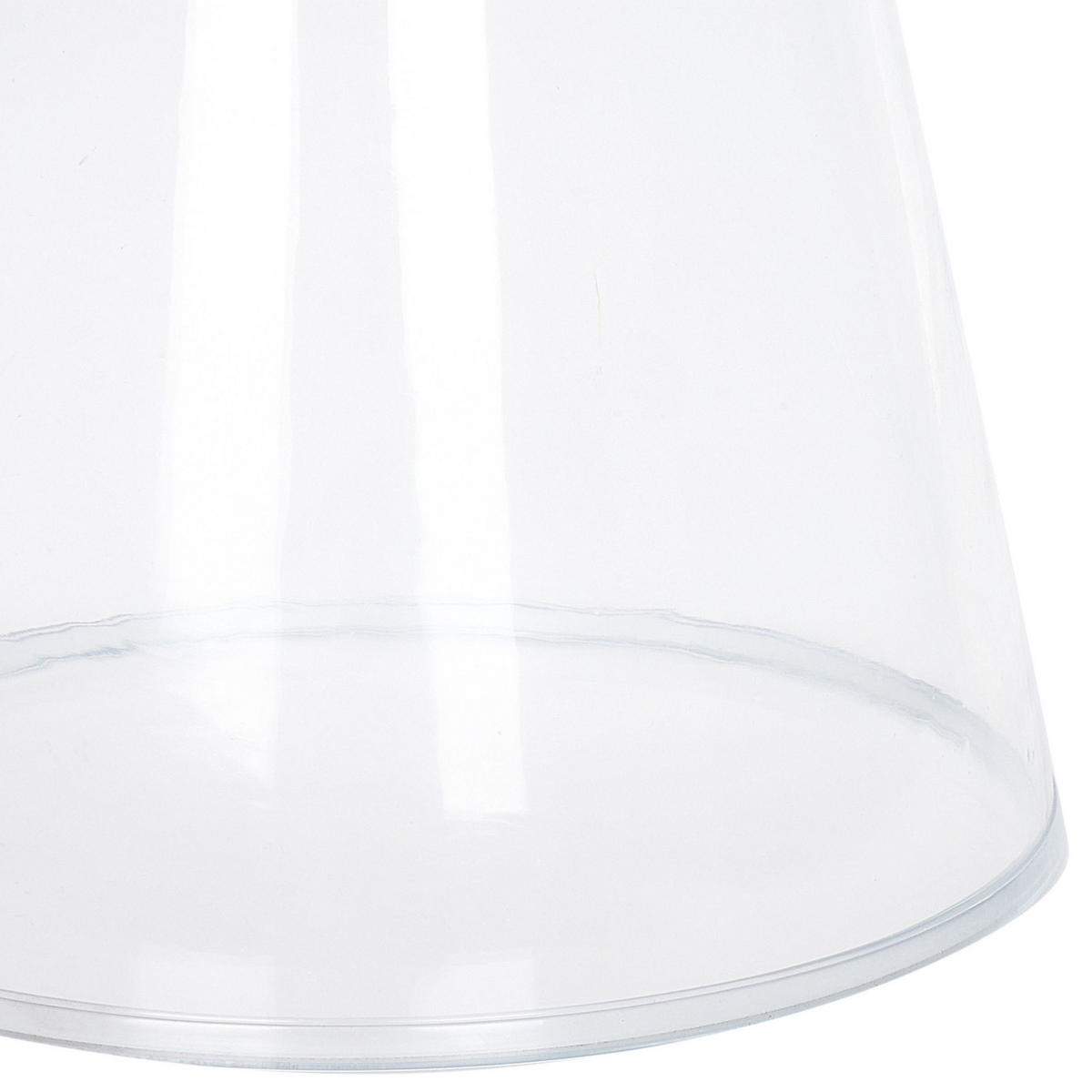 BEISTELLTISCH Glas transparent rund 37 cm Laguna - Transparent, Glas (37/37/43cm) - Beliani