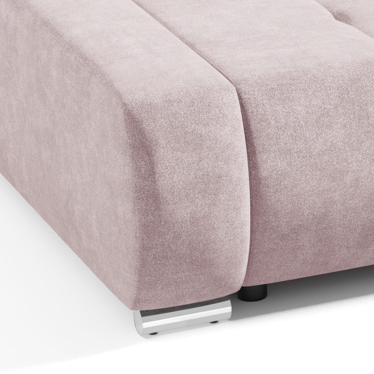 SCHLAFSOFA Jonas 3 Sitzplätze Rose - Pink, Holzwerkstoff (240/85/110cm) - Petits-meubles