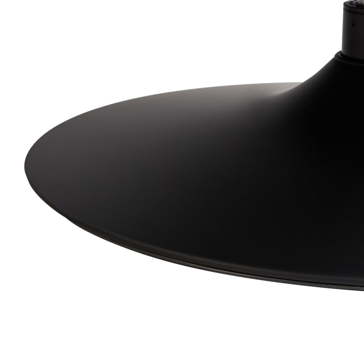 DREHSESSEL Dunkelbraun Nolvik - Dunkelbraun/Schwarz, Textil (82/82/85cm) - Beliani