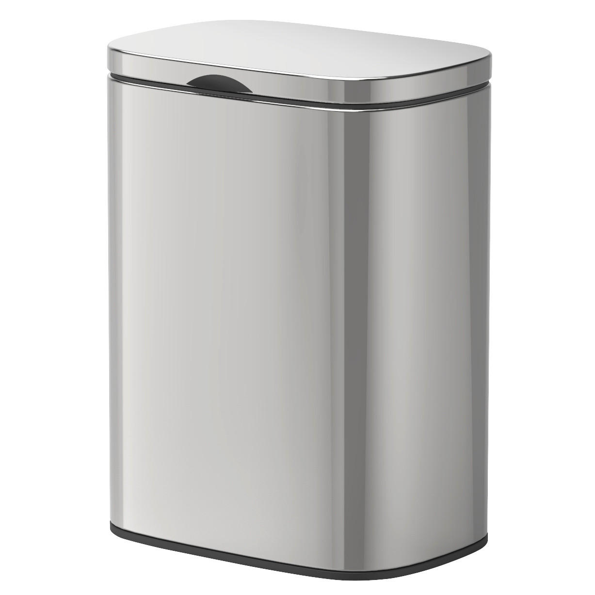 ABFALLEIMER zum Aufhängen Sare 5 l 19/21,5/29,5 cm - Silberfarben, Metall (21.5/29.5/19cm) - Wenko