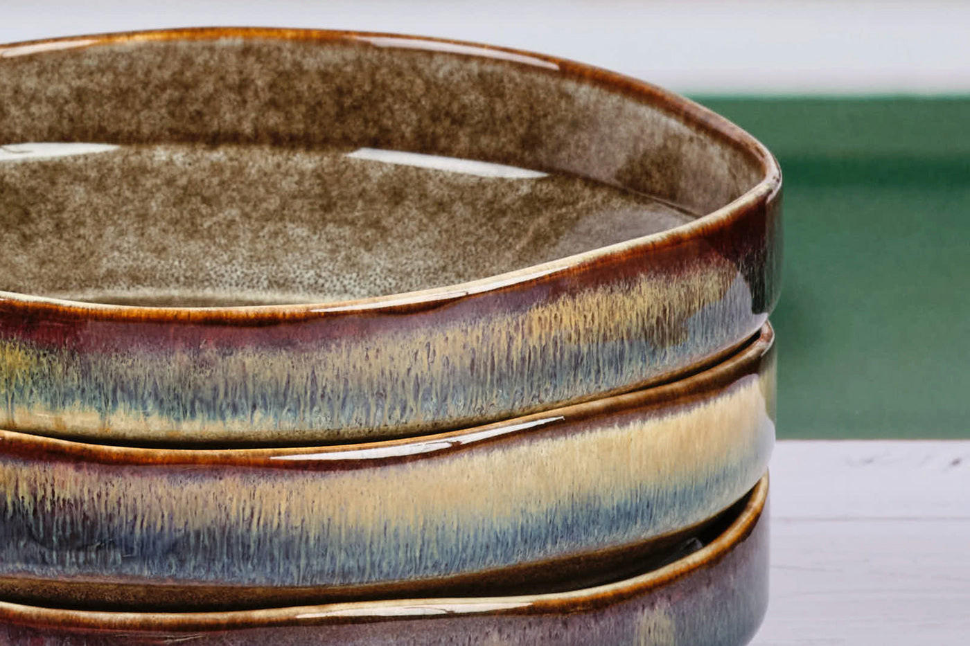 SUPPENTELLER Genesis Ø21cm - 6er-Set - Basalt - Braun, Keramik (21cm) - Björn