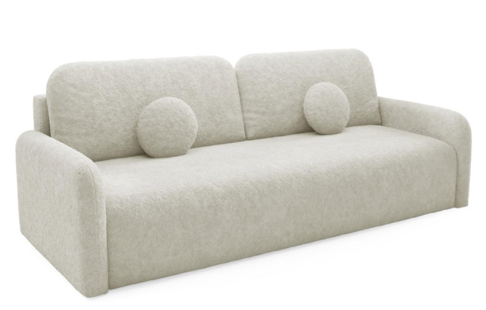 SOFA Grau RAVI Mit Bettkasten In Stoff Fredo 20 - Beige/Grau, Textil (218/90/88cm) - Sepro Meble