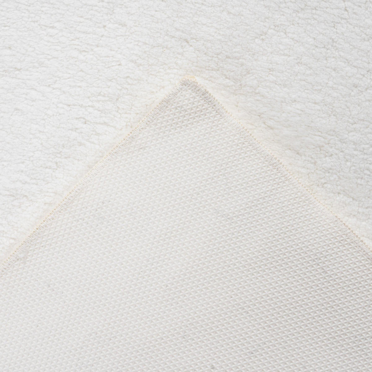 BADTEPPICH Waschbar Pure 500 Weiß 67x110 cm - Weiß, Textil (67/110cm) - carpet city