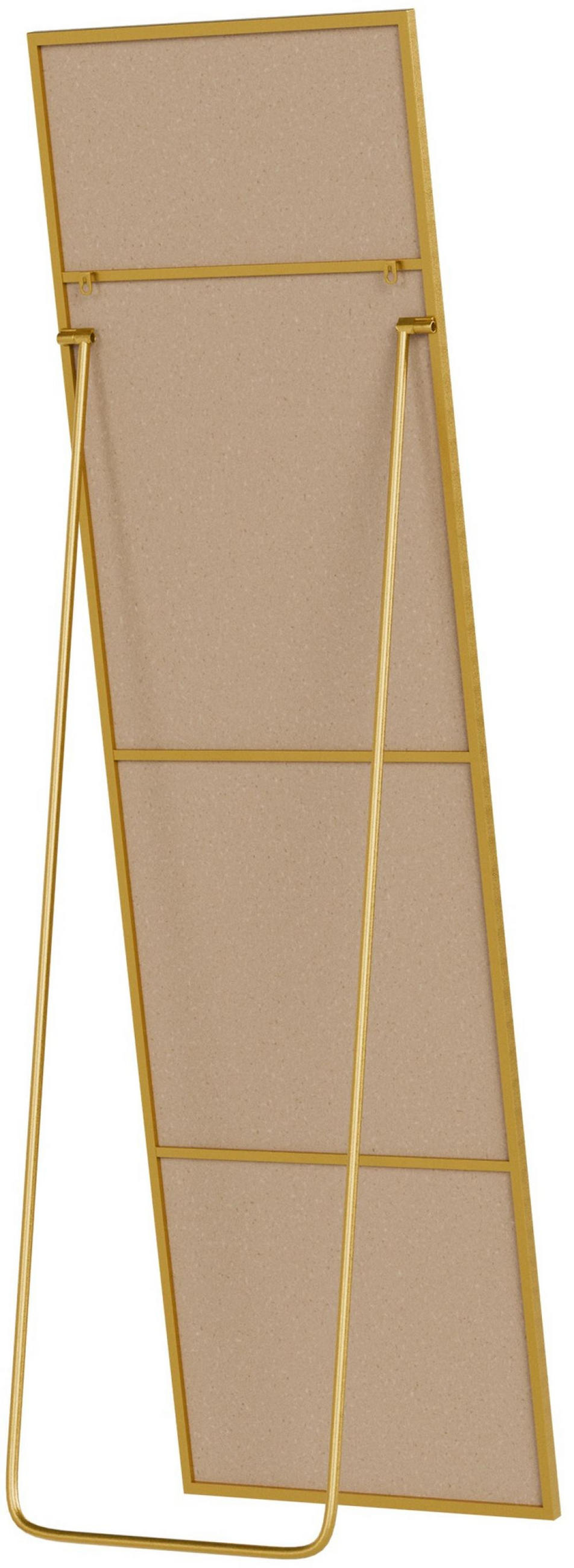 STANDSPIEGEL eckig 40/3/140 cm Glas Gold Glanz - Goldfarben, Glas (40/140/3cm) - CLP