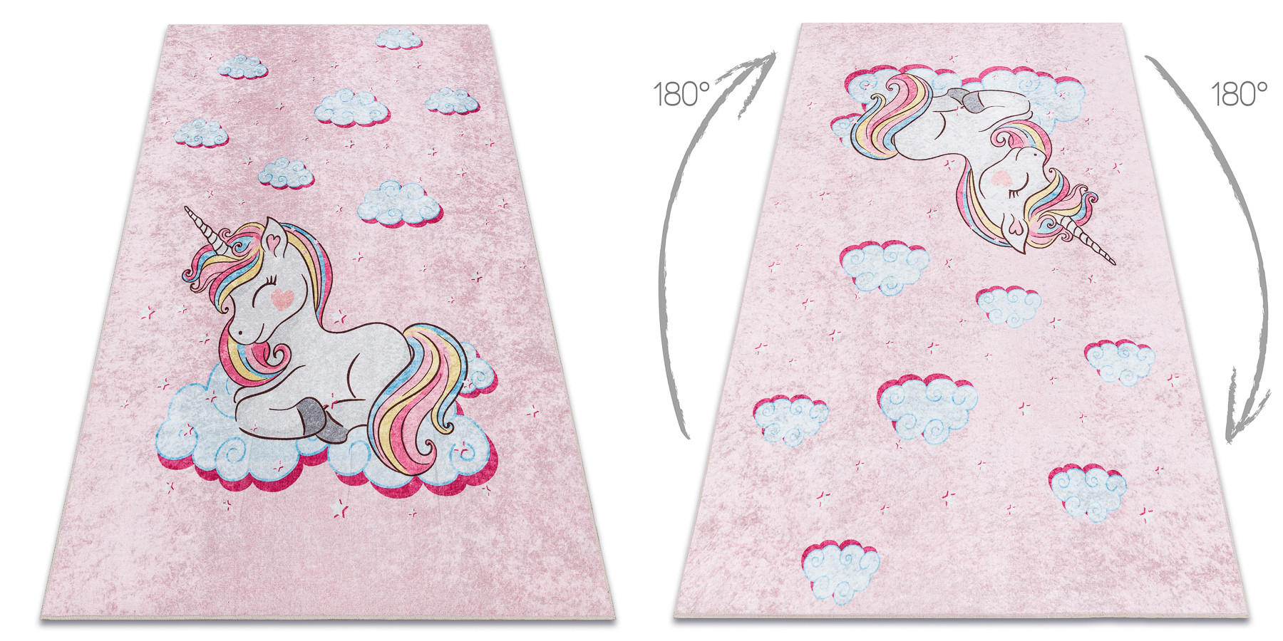 TEPPICH Junior 120/170 cm - Pink, Textil (120/170cm) - rugsX