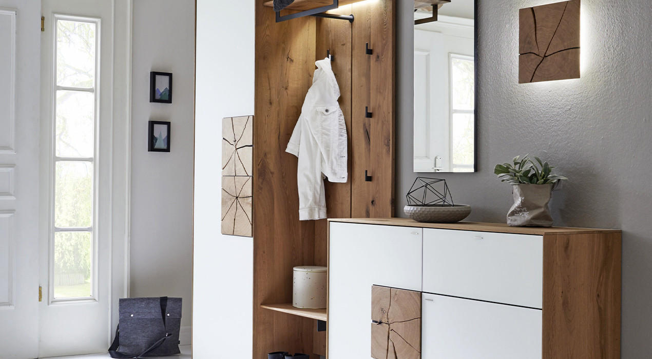 Valdera Garderobe Möbel Holz