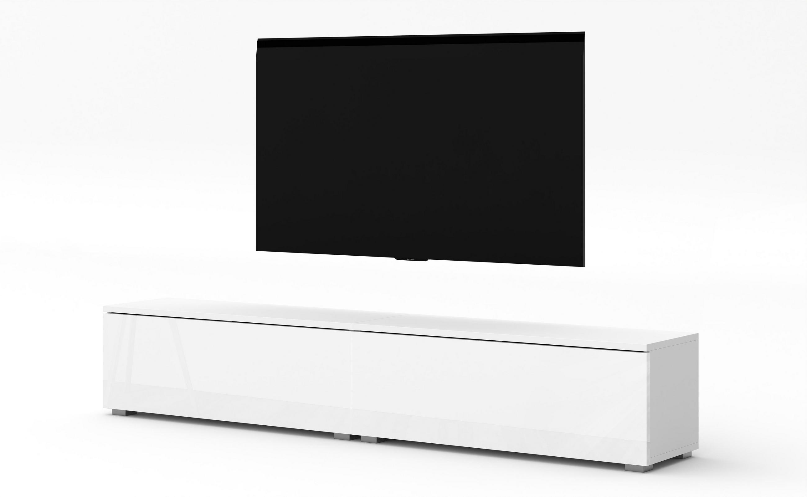 AX Living Lowboard Weiß 200x36.5x32 cm