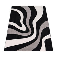 KURZFLOR-TEPPICH DIAMOND 760 SCHWARZ 200X290 - Schwarz, Textil (200/290cm) - Paco Home