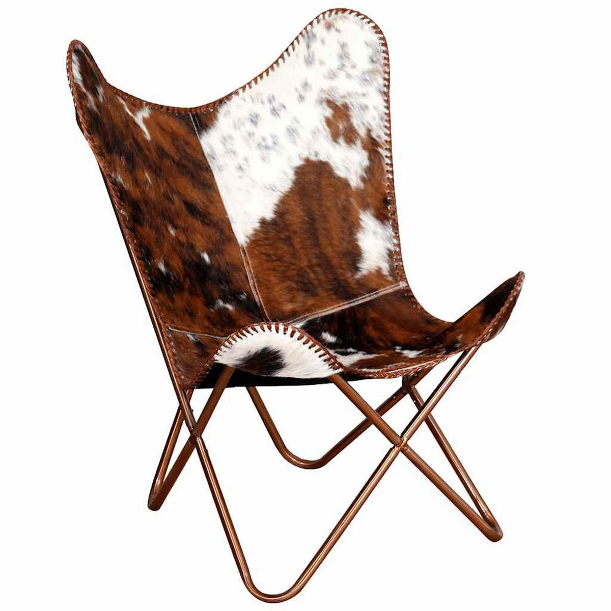 STUHL Ergonomisch Braun Ler - Braun, Leder (66/90/74cm) - vidaXL