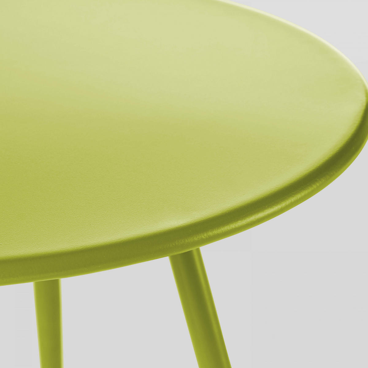 GARTEN-LOUNGETISCH 2-tlg., Grün - Grün, Metall (90/50/34cm) - Oviala