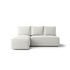 ECKSOFA mit Schlaffunktion SAVIO MINI Quelle 01 Links - Weiß, Textil (200/140cm) - Bedante