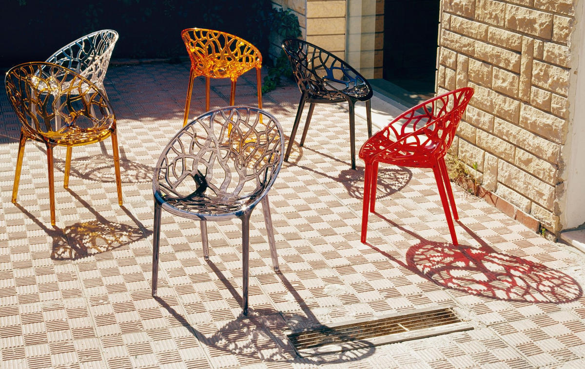GARTENSTUHL Kunststoff schwarz - Schwarz, Kunststoff (59/80/60cm) - CLP