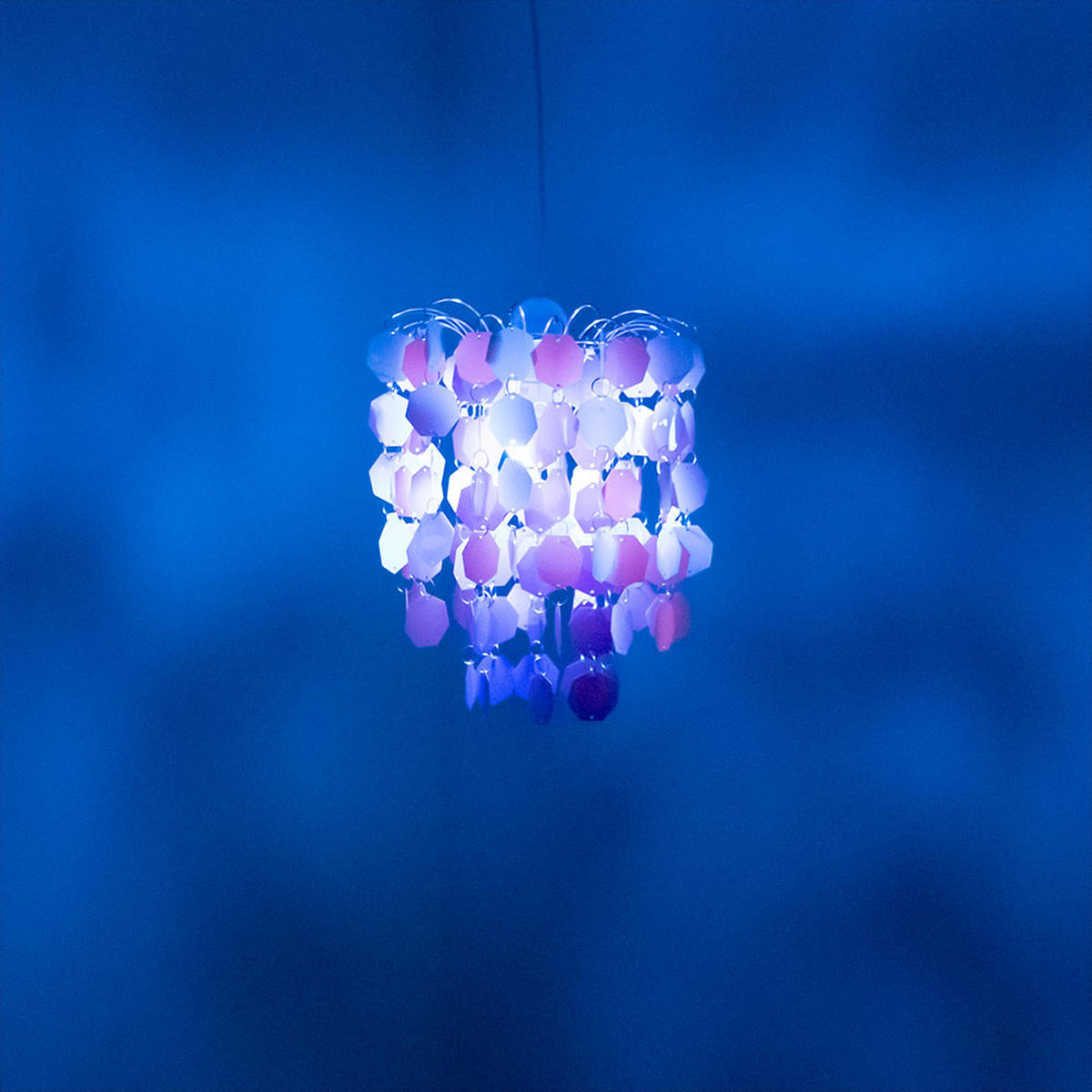 LED DECKENLEUCHTE Metall Rosa - Rosa, Metall (32/32/140cm)